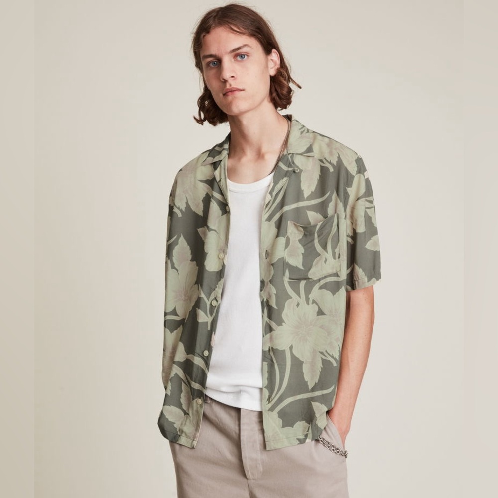 Allsaints 'jardino' Patterned Shirt